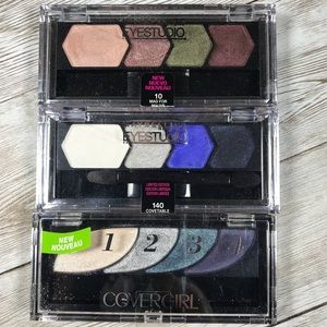 Maybelline & Covergirl Eyeshadow Quads